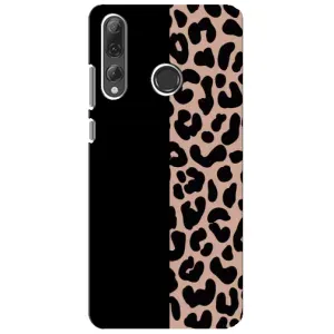 Чехол с леопардовым принтом на Huawei P Smart Plus 2019 (Леопардовый фон)