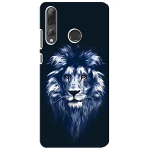 Чохол з картинкою на Huawei P Smart Plus 2019 (Лев – синій)