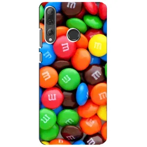 Чехол с изображением вкусной еды для Huawei P Smart Plus 2019 (Разноцветные M&M'S)
