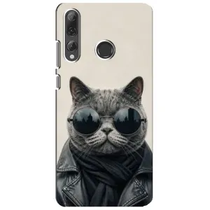 Чохол на тематику: Коти для Huawei P Smart Plus 2019 (Модний кіт)