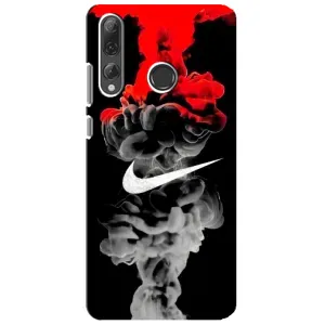 Силіконовый Чохол на Huawei P Smart Plus 2019 з картинкою НАЙК (Nike дим)
