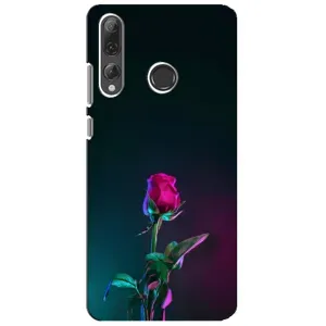 Чохли з принтом Троянд для Huawei P Smart Plus 2019 (Нічна троянда)