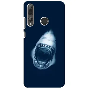 Силіконовий бампер з картинкою звірів для Huawei P Smart Plus 2019 (Пащу Акули)