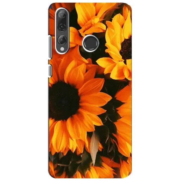 Чехол с рисунком «подсолнухи» для Huawei P Smart Plus 2019 Чехол с рисунком «подсолнухи» для Huawei P Smart Plus 2019