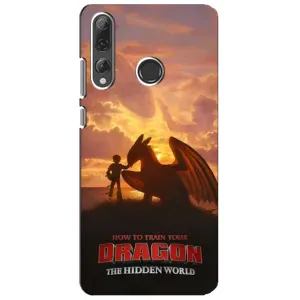 Чехол дракон Беззубик для Huawei P Smart Plus 2019 (Постер Беззубика)