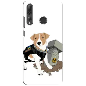 Чехол с принтом Собаки Патрон для Huawei P Smart Plus 2019 (Пёс Патрон с ракетой)