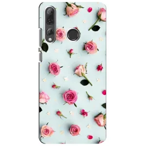 Чохли з принтом Троянд для Huawei P Smart Plus 2019 (Різні квіти)