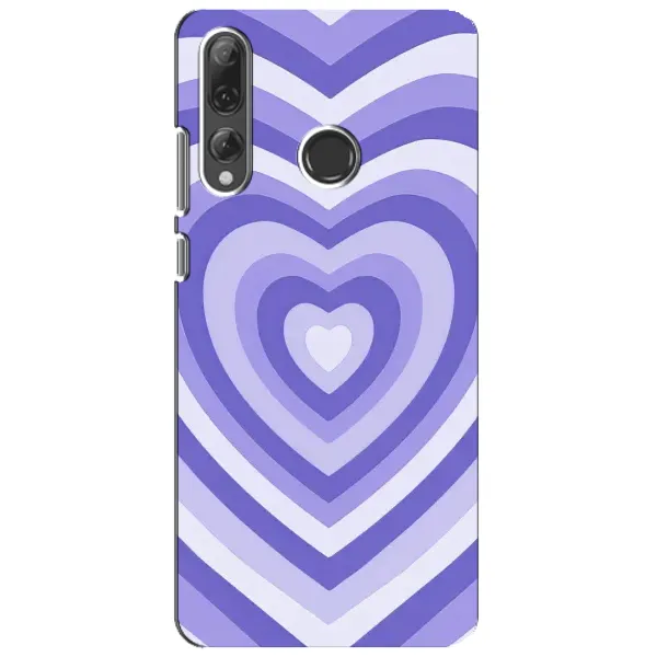 Чехол с рисунком «Сердце фиолет» для Huawei P Smart Plus 2019 Чехол с рисунком «Сердце фиолет» для Huawei P Smart Plus 2019
