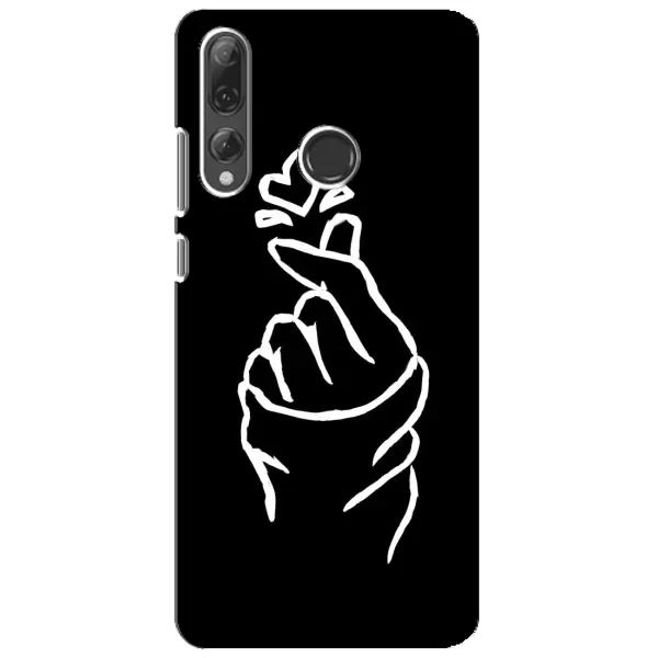 Чехол с рисунком «Сердце на черном» для Huawei P Smart Plus 2019 Чехол с рисунком «Сердце на черном» для Huawei P Smart Plus 2019