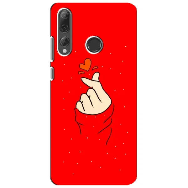 Чехол с рисунком «Сердце на красном» для Huawei P Smart Plus 2019 Чехол с рисунком «Сердце на красном» для Huawei P Smart Plus 2019