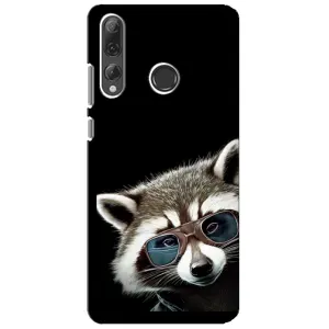 Силіконовий Чохол з Энотами на Huawei P Smart Plus 2019 (Стильний Єнот)