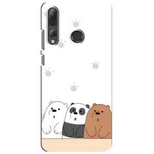Чохли з зображенням різних тварин на Huawei P Smart Plus 2019 (Здивовані ведмедики)