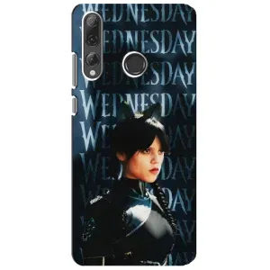 Чехлы с принтом Уэнсдей на Huawei P Smart Plus 2019 (Уэнздей с ушками)