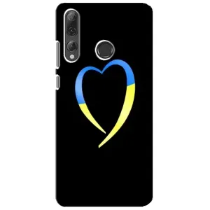 Силиконовый Чехол на Huawei P Smart Plus 2019 (Я-Украина) (Украинское сердце)