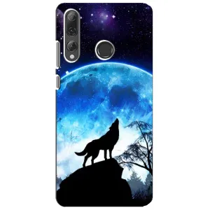Чохол з Вовком на Huawei P Smart Plus 2019 (Виє на місяць)