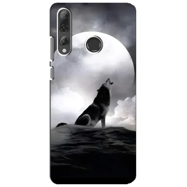 Чехол с рисунком «Волк и луна» для Huawei P Smart Plus 2019 Чехол с рисунком «Волк и луна» для Huawei P Smart Plus 2019