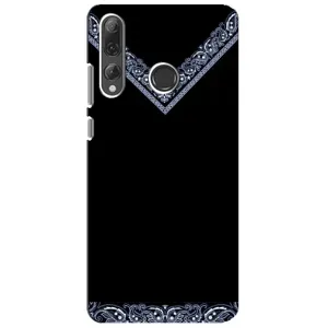 Силиконовый Чехол на Huawei P Smart Plus 2019 (Воротник вышиванки)