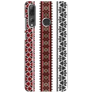 Силиконовый Чехол на Huawei P Smart Plus 2019 с картинкой Вышиванки (Вышиваночки)