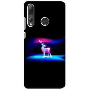 Силіконовий бампер з картинкою звірів для Huawei P Smart Plus 2019 (Яскравий олень)