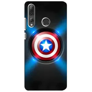 Чохол с Щітом Капітана Америки на Huawei P Smart Plus 2019 (Яскраий Щит Капітана)