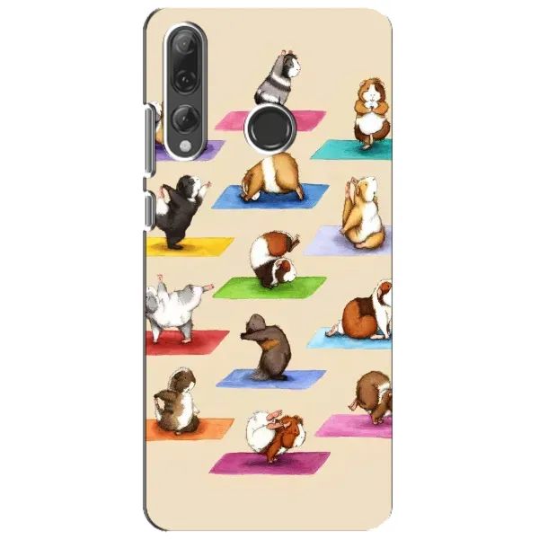 Чехол с рисунком «Ёга свинок» для Huawei P Smart Plus 2019 Чехол с рисунком «Ёга свинок» для Huawei P Smart Plus 2019
