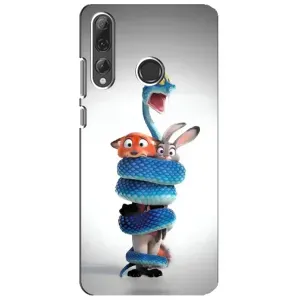 Силиконовый чехол с принтом Зоотрополіс для Huawei P Smart Plus 2019 (Змея Зоо)