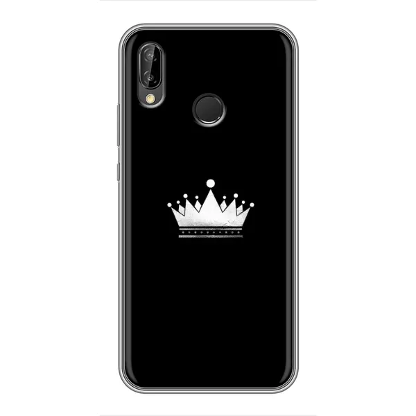 Чехол с рисунком «Белая корона» для Huawei P Smart Plus (Nova 3i, INE-LX1)