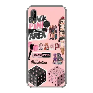 Чехлы с картинкой для Huawei P Smart Plus , Nova 3i, INE-LX1 (BLACK PINK коллаж)