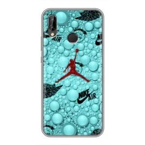 Силіконовый Чохол Nike Air Jordan на Хуавей П Смарт Плюс (Джордан Найк)