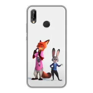 Силіконовий чохол з принтом Зоотрополіс для Huawei P Smart Plus , Nova 3i, INE-LX1 (Джуді і Нік)