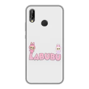 Чохол з принтом Лабубу для Huawei P Smart Plus , Nova 3i, INE-LX1 (Логотип Лабубу)