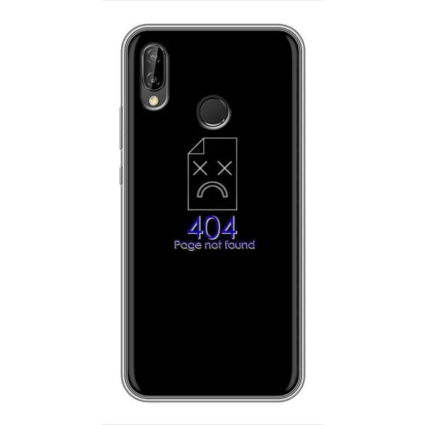 Чехол с рисунком «Ошибка 404» для Huawei P Smart Plus (Nova 3i, INE-LX1)