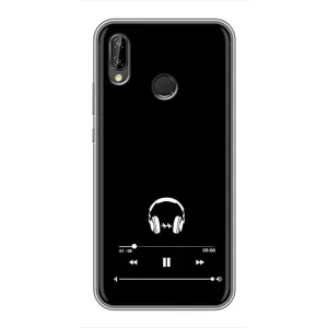 Чехол с картинками на черном фоне для Huawei P Smart Plus , Nova 3i, INE-LX1 (Плеер)