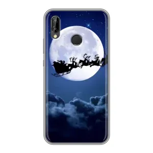 Чохол Санта Клаус для Huawei P Smart Plus , Nova 3i, INE-LX1 (Санта - місяць)