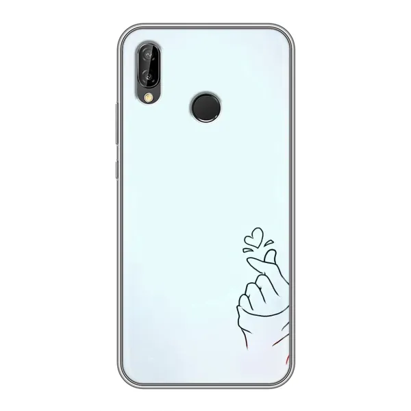 Чехол с рисунком «Сердце на голубом» для Huawei P Smart Plus (Nova 3i, INE-LX1) Чехол с рисунком «Сердце на голубом» для Huawei P Smart Plus (Nova 3i, INE-LX1)