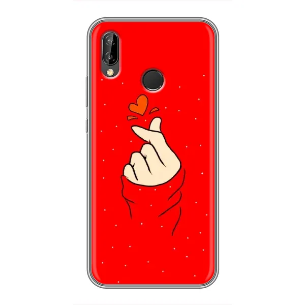 Чехол с рисунком «Сердце на красном» для Huawei P Smart Plus (Nova 3i, INE-LX1) Чехол с рисунком «Сердце на красном» для Huawei P Smart Plus (Nova 3i, INE-LX1)