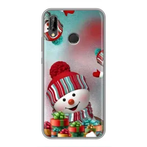 Чохли на Новий Рік Huawei P Smart Plus , Nova 3i, INE-LX1 (Сніговик в шапці)