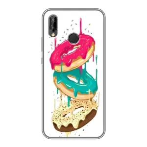 Чохол з зображенням смачної їжі для Huawei P Smart Plus , Nova 3i, INE-LX1 (Соковиті пончики)