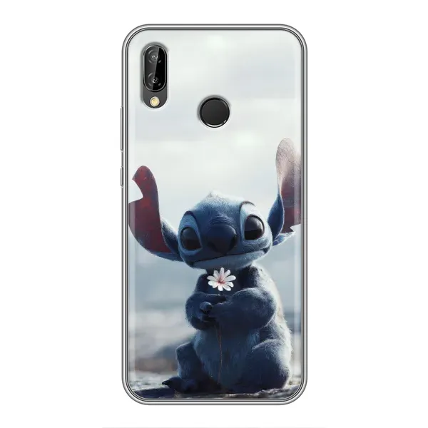 Чехол с рисунком «Стич с цветочком» для Huawei P Smart Plus (Nova 3i, INE-LX1) Чехол с рисунком «Стич с цветочком» для Huawei P Smart Plus (Nova 3i, INE-LX1)