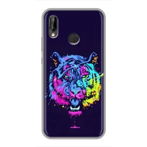 Силіконовий бампер з картинкою звірів для Huawei P Smart Plus , Nova 3i, INE-LX1 (Тигр-Арт)