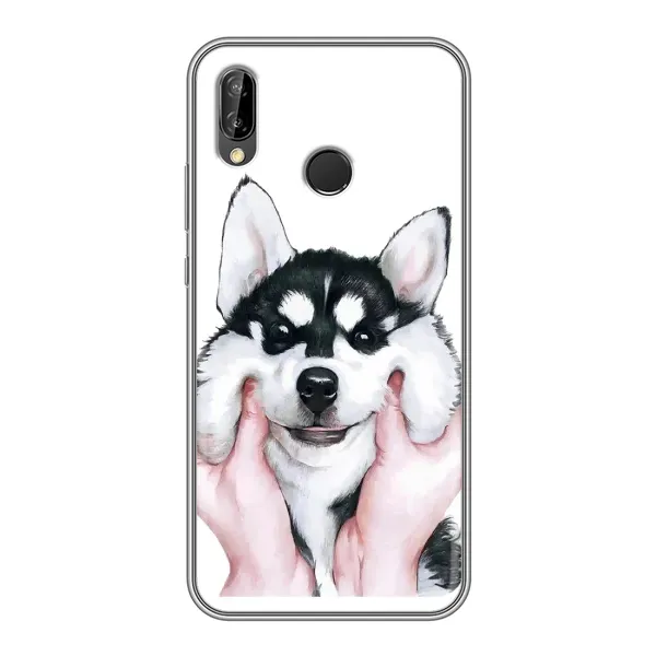 Чехол с рисунком «Собака Хаски» для Huawei P Smart Plus (Nova 3i, INE-LX1) Чехол с рисунком «Собака Хаски» для Huawei P Smart Plus (Nova 3i, INE-LX1)