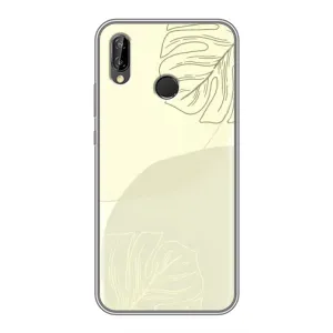 Чохол квітковий дизайн для Huawei P Smart Plus , Nova 3i, INE-LX1 (Зелений фон)