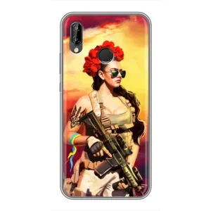 ЗСУ Чехлы (TPU) для Huawei P Smart Plus , Nova 3i, INE-LX1 (Женщина солдат)