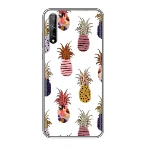 Чехол с изображением вкусной еды для Huawei P Smart Pro (Ананасы)