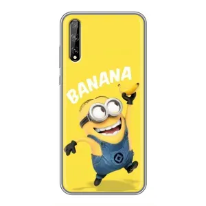 Мультяшний принт на Чохол для Хуавей П Смарт Про (Banana)