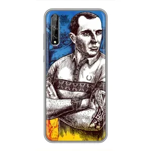 Чехол с Украинской символикой на Хуавей П Смарт Про (Бандера Патриот)