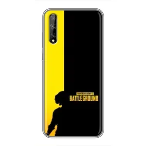 Чехол (TPU) с картинкой "Лого Пабг" на Хуавей П Смарт Про (Battlegrounds)