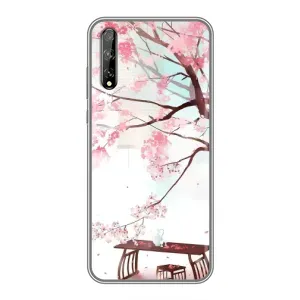 Чехол с принтом САКУРЫ на Huawei P Smart Pro (Чайная церемония)