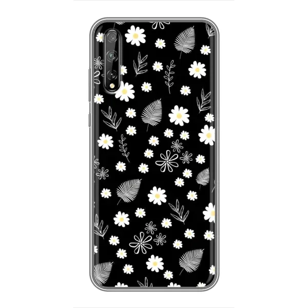Чехол с рисунком «цветение на чорном» для Huawei P Smart Pro