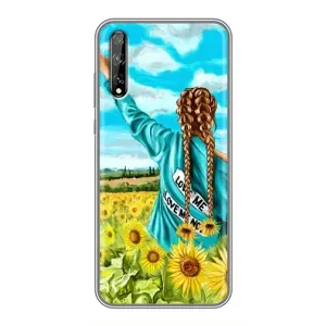 Чохол Стильні дівчата на Huawei P Smart Pro (Дівчина на полі)